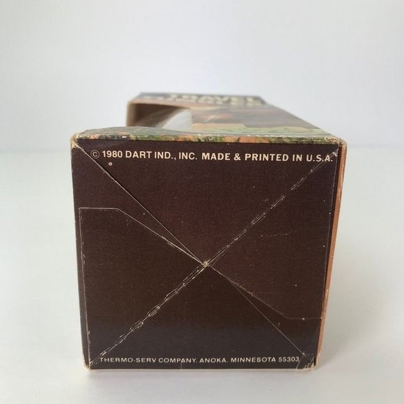 ThermoServ Travel Tumbler IRIS with Original Box Vintage NEW Old Stock 12oz - Picture 8 of 9